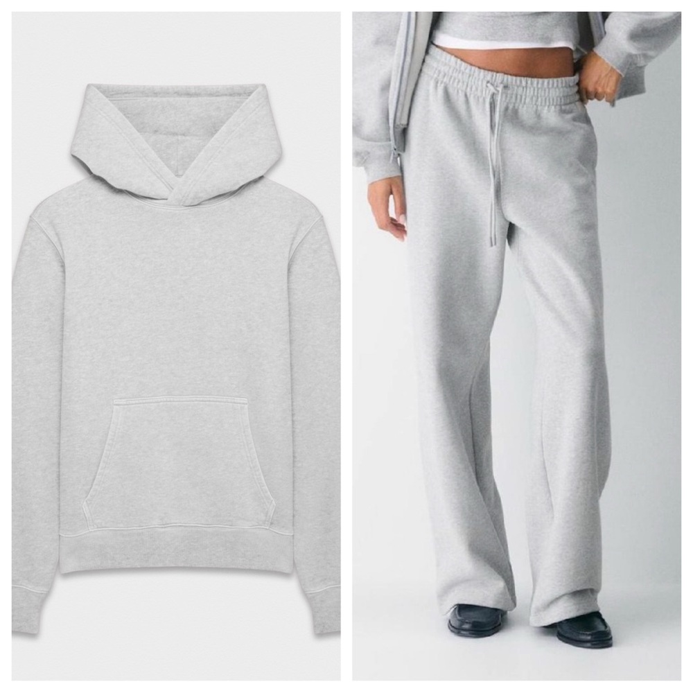 Aritzia Light Gray Women's Sweat Set